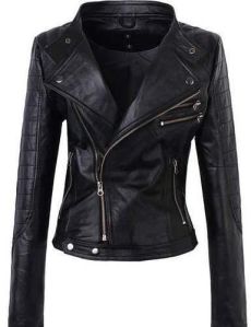 Ladies Black Leather Jackets