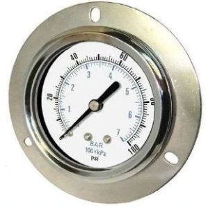 Back Connection Pressure Gauge