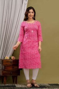 Cotton Gota Patti Work Kurti