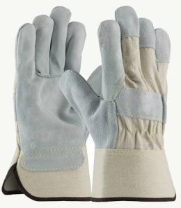 leather cotton gloves