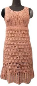 ladies crochet dress