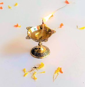 Fancy Brass Diya