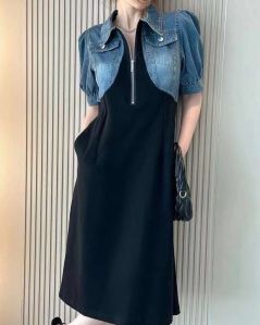 denim dress