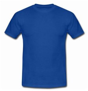 Mens Plain Blue T-Shirt