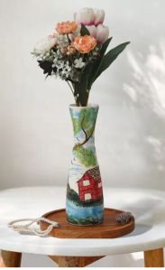 Ceramics flower vase pot