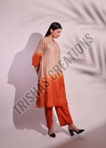 Ombre Orange Tunic Set