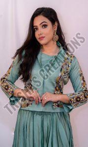 Satin Georgette Co-Ord Set