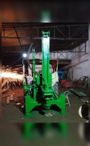 Tractor Operating Mini Piling Machine