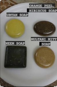 herbal handmade bath soaps