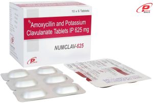 numclav-625 amoxicillin potassium clavulanate tablet