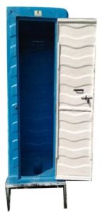 2.6 Feet Blue FRP Portable Toilet