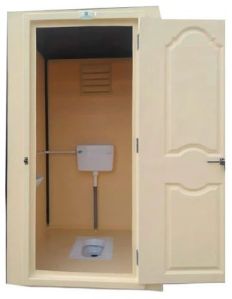 Off White FRP Portable Toilet