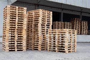 industrial wooden pallet