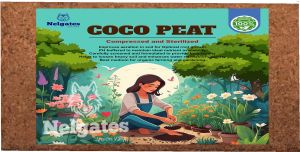 Nelgates Cocopeat Block 1 kg High EC