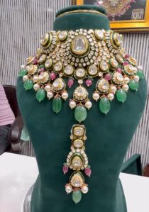 Kundan Polki Necklace Set