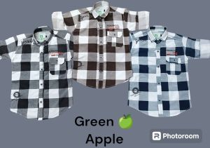 Boys Casual Wear Check Shirt