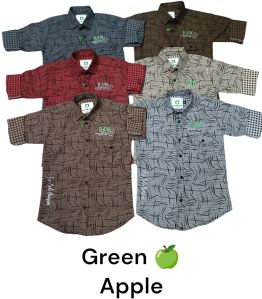 Boys Party Wear Printed Shirt