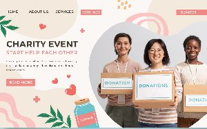 non profit organization website Design