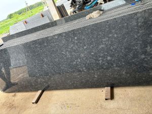 Steel gray Polished Granite Slabs