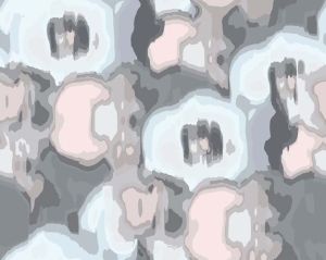 Abstract Printed Fabric