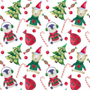 Christmas Printed Fabric