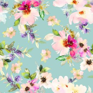Watercolor Printed Fabric
