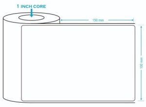 100mmx150mm 400 lr thermal barcode labels