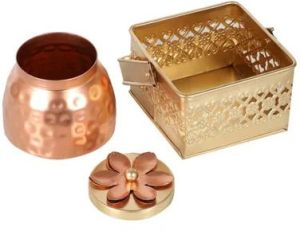 Iron Metal Basket Jar Set