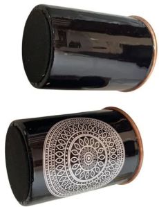 Copper Water Bottle Glass Set