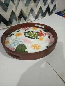 8 Inch Wooden Serving Tray
