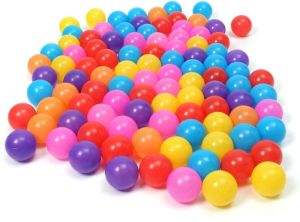 happyhops multicolour plastic balls