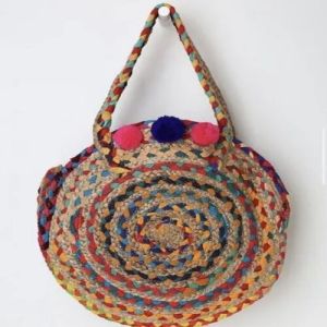 jute chindi bag