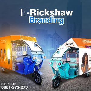 e-rickshaw advertising service