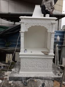 White temple marble