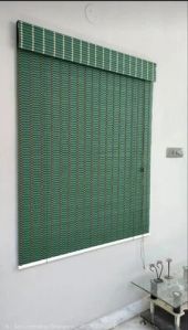 Green PVC Vertical Blinds