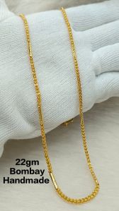 Mens Handmade Gold Chain