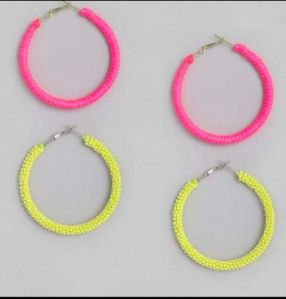 multi colour earring