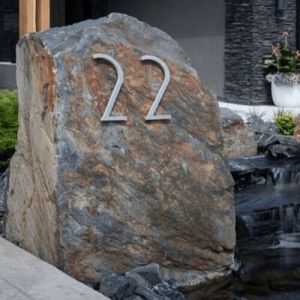 Stone Carving Signage