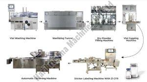 Dry Powder Vial Packaging Line