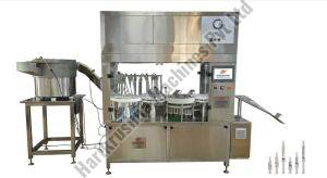 Pre-Filled Flush Syringe Filling and Capping Machine with Reverse System