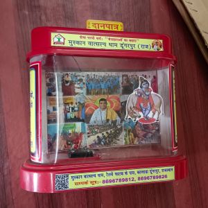 Multicolor Donation Box