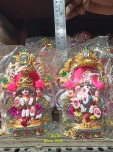 handmade decorative terracotta laxmi ganesha