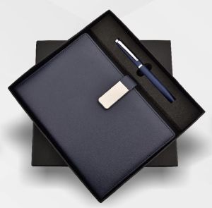 Diary Pen Set Metal Pen and A5 Notebook Combo Gift Set