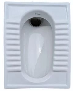 White Orissa Pan Toilet Seat