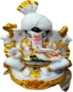 MARBLE GANESH STATUE 6 INCHS