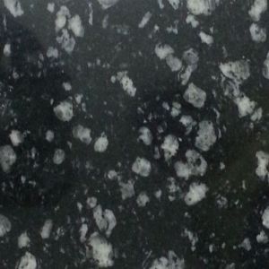 black coin granite slab