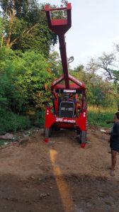 Massey Ferguson Tractor Fitted Pole Erection And Post Hole Digger