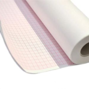 White ECG Recording Paper Roll