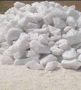 Snow White Quartz Lumps