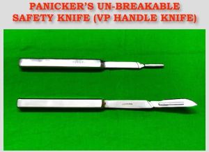 PANICKER UN BREAKABLE SAFETY KNIFE for gynecologist